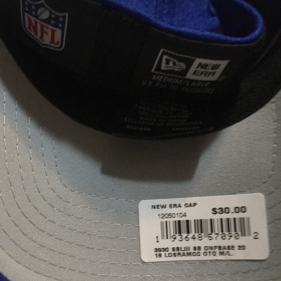 Los Angel’s Rams new era cap hat 39 thirty medium- large - Picture 4 of 6